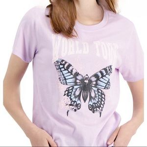 Junior Girls Butterfly T- Shirt